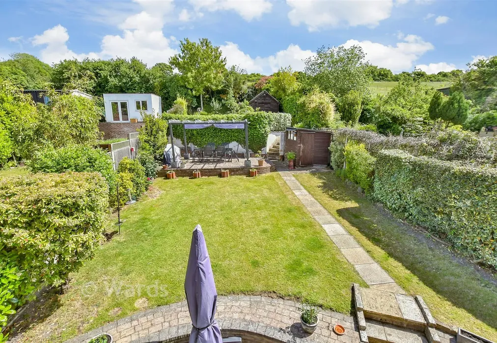 Rear Garden - Capstone Road, Gillingham, Kent - Wards of Kent