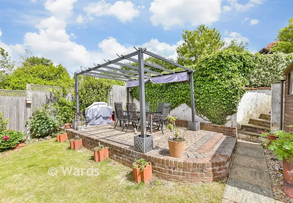 Rear Garden - Capstone Road, Gillingham, Kent - Wards of Kent