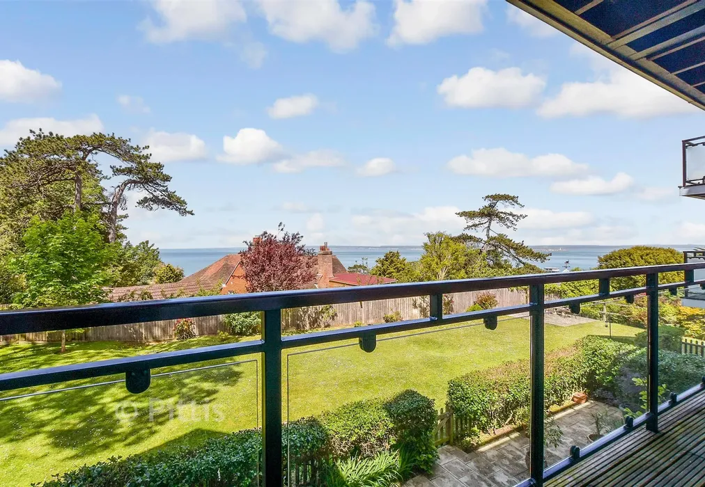 Views To Rear - Church Hill, Totland Bay, Isle of Wight - Wards of Kent