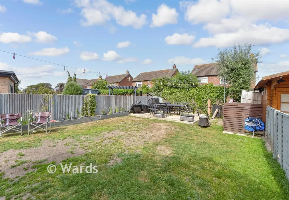 Rear Garden - Peartree Road, Herne Bay, Kent - Wards of Kent