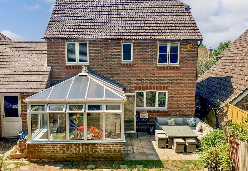 Rear Elevation - Rectory Close, Ashington, West Sussex - Wards of Kent