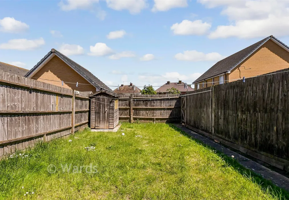 Rear Garden - Observatory Way, Ramsgate, Kent - Wards of Kent