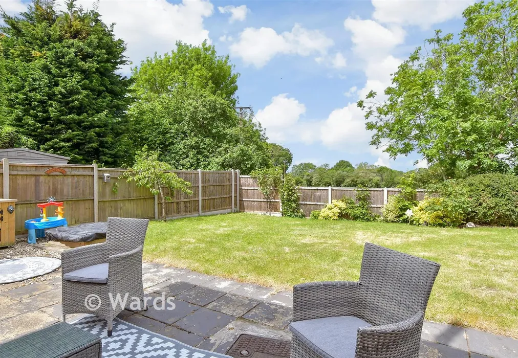 Rear Garden - Cricketers Drive, Meopham, Kent - Wards of Kent