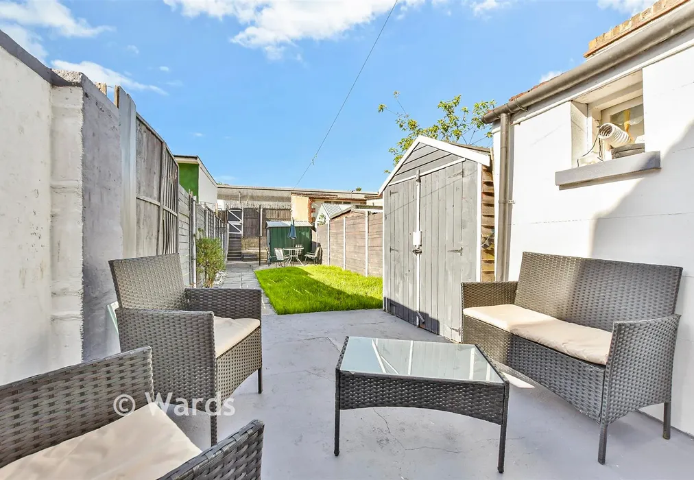 Rear Garden - Granville Road, Gillingham, Kent - Wards of Kent