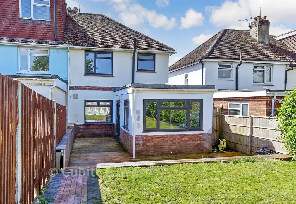 Rear Elevation - Sefton Road, Portslade, Brighton, East Sussex - Wards of Kent