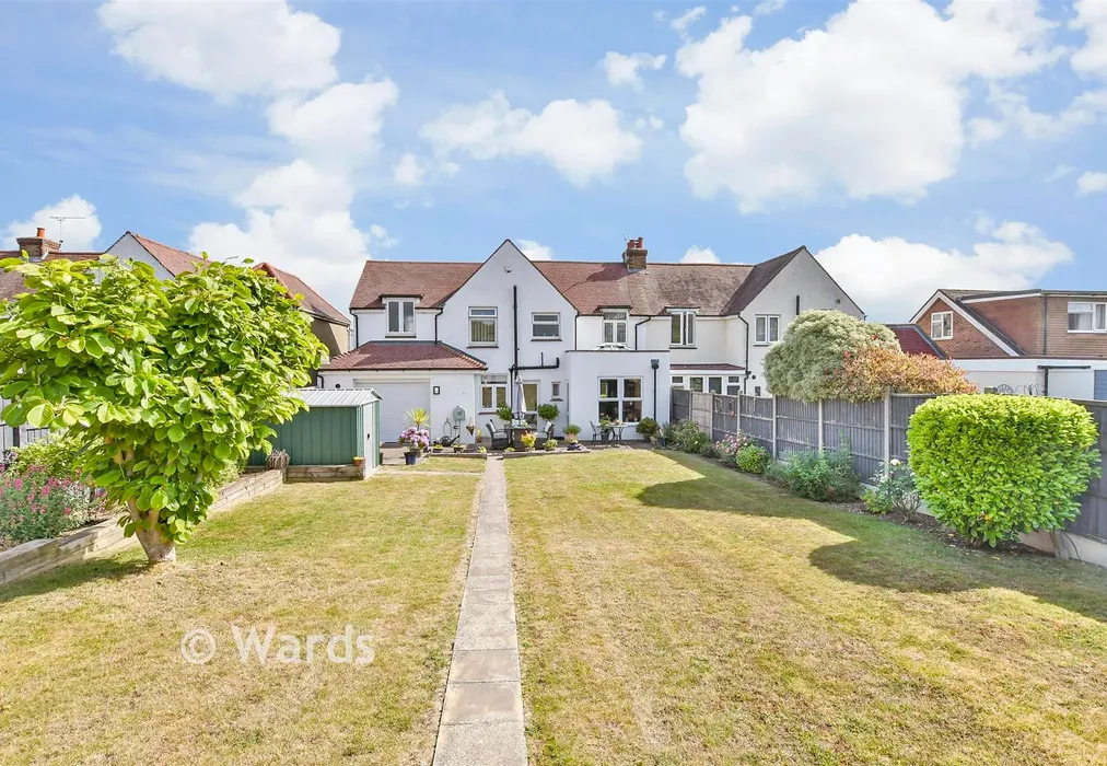 Rear Garden - Arthur Road, Rainham, Gillingham, Kent - Wards of Kent