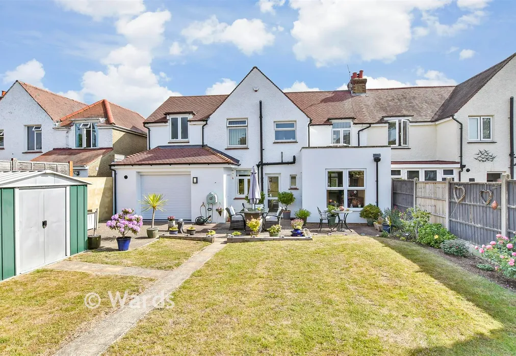 Rear Elevation - Arthur Road, Rainham, Gillingham, Kent - Wards of Kent