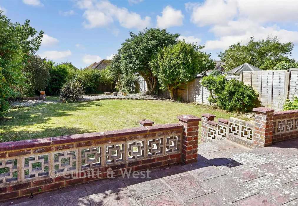 Rear Garden - McWilliam Road, Woodingdean, Brighton, East Sussex - Wards of Kent