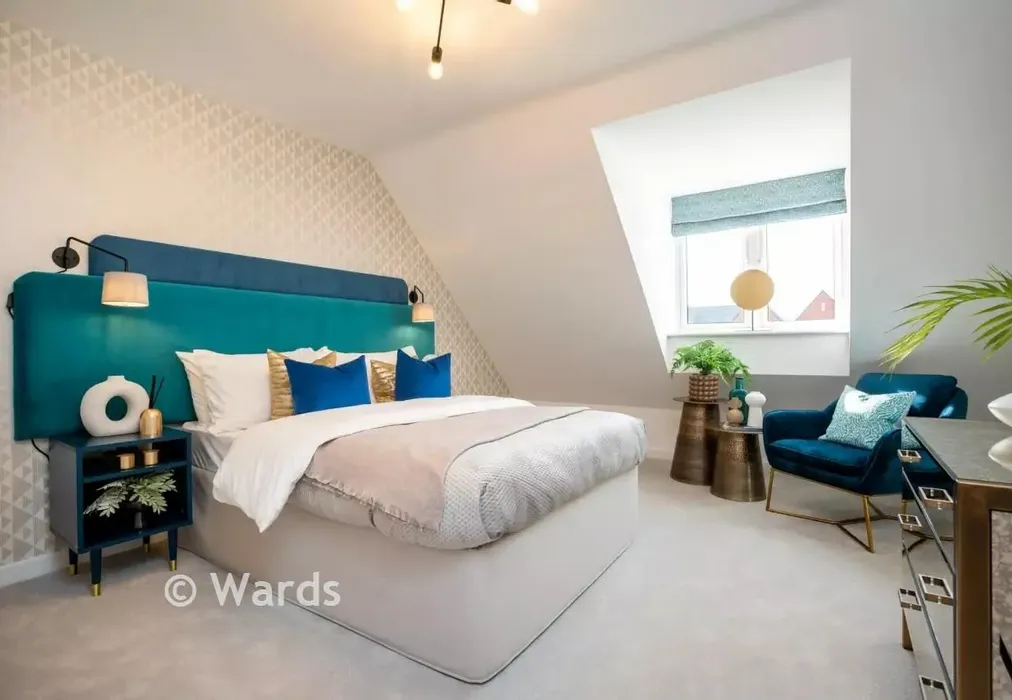 Bedroom 2 - Sutton Road, Bellway +, Maidstone, Kent - Wards of Kent
