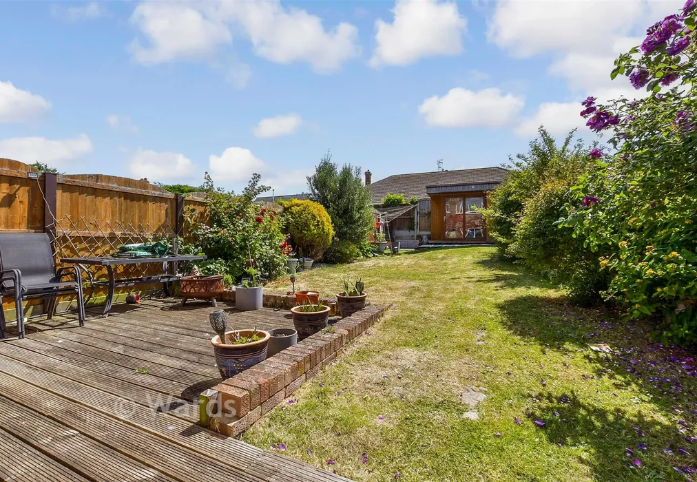 Rear Garden - Canterbury Road, Brooksend, Birchington, Kent - Wards of Kent