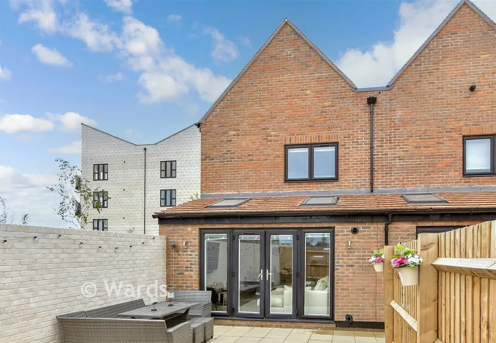 Rear Elevation - Constance Close, Rochester, Kent - Wards of Kent