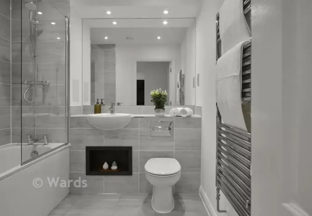 Bathroom - Founders Court South, Bellway +, Dartford, Kent - Wards of Kent