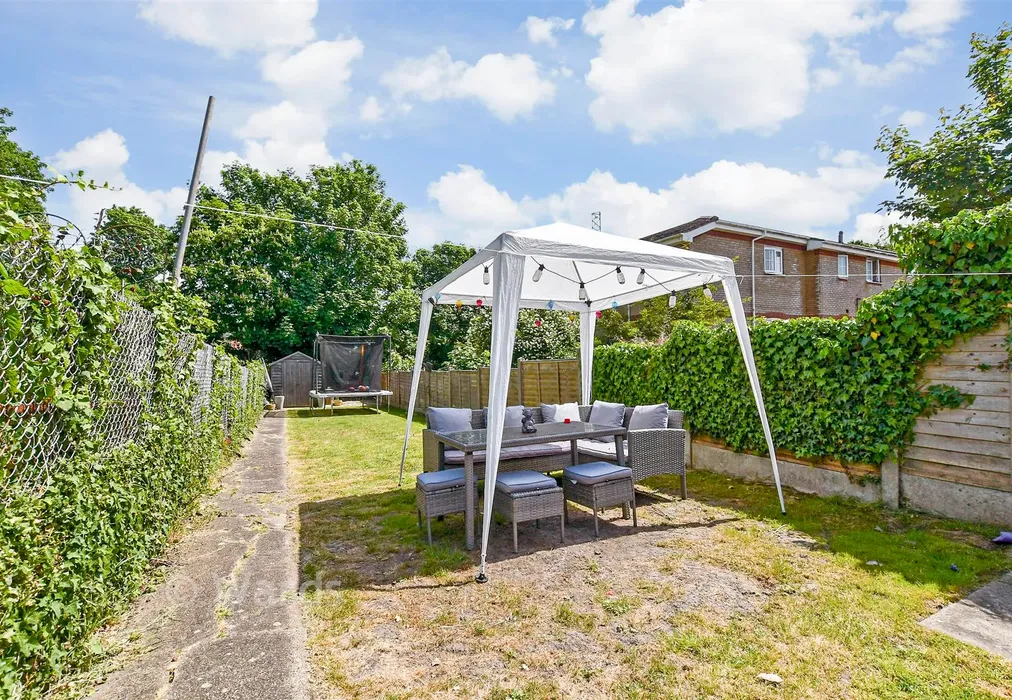 Rear Garden - Widred Road, Dover, Kent - Wards of Kent