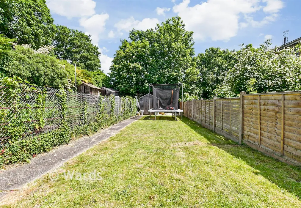 Rear Garden - Widred Road, Dover, Kent - Wards of Kent