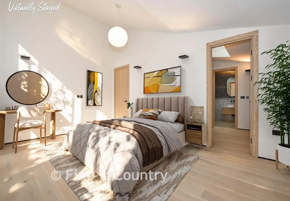 Staged Bedroom 2 - Hartdene Barns, Hartfield Road, Cowden, Kent - Wards of Kent