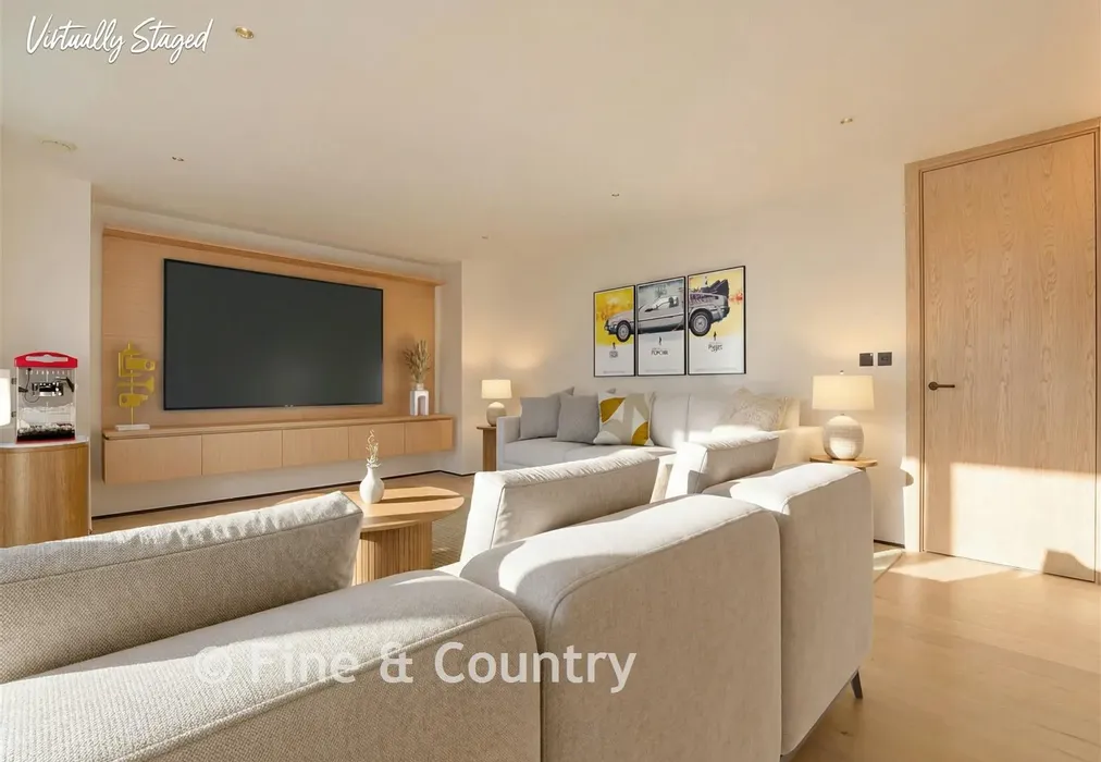 Staged Cinema Room - Hartdene Barns, Hartfield Road, Cowden, Kent - Wards of Kent