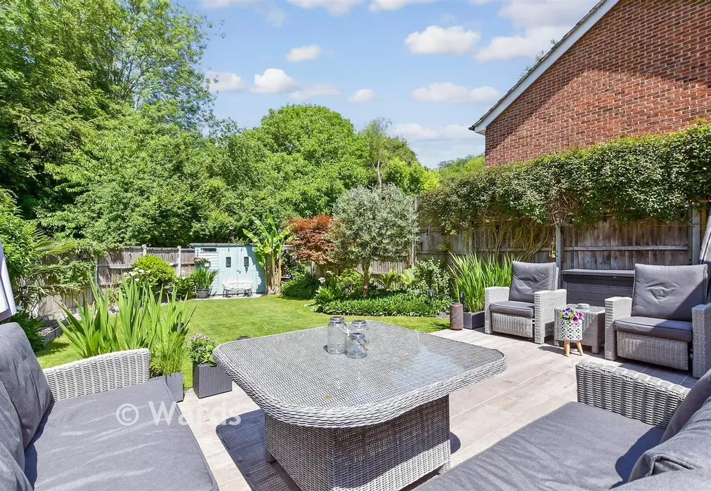 Rear Garden - Beechmore Drive, Walderslade, Chatham, Kent - Wards of Kent