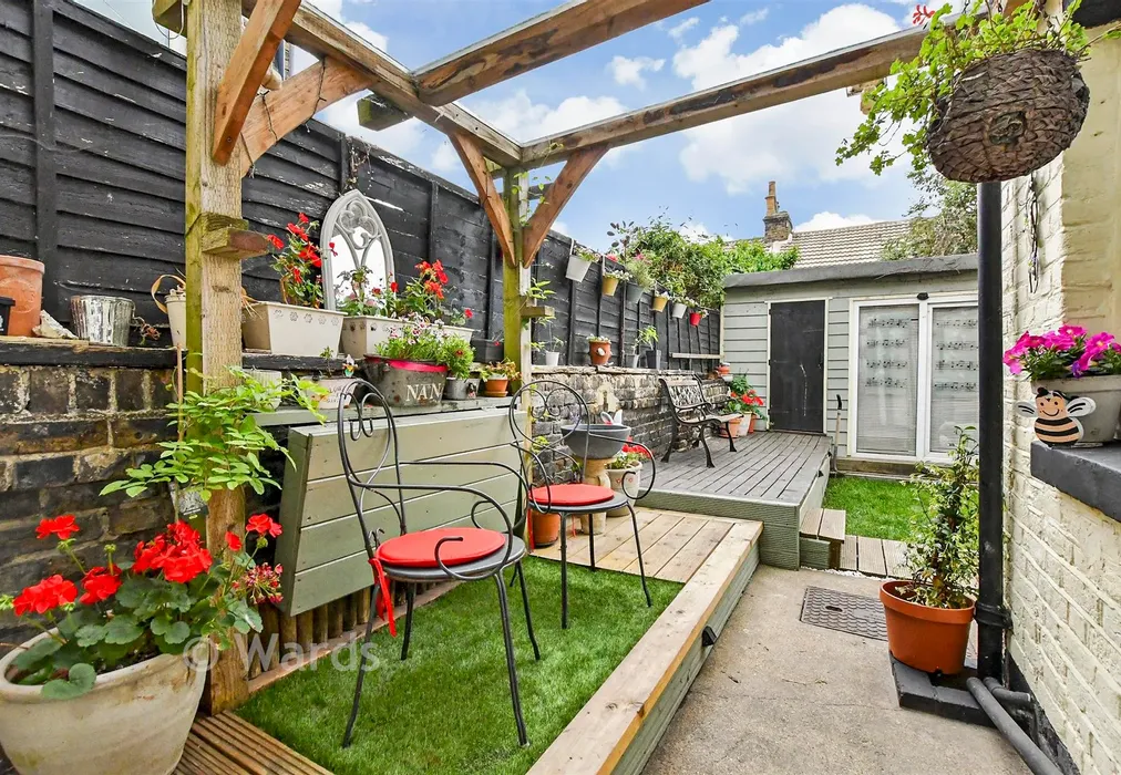 Rear Garden - Clifton Road, Margate, Kent - Wards of Kent