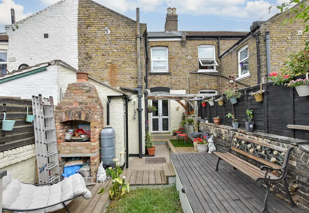 Rear Garden - Clifton Road, Margate, Kent - Wards of Kent
