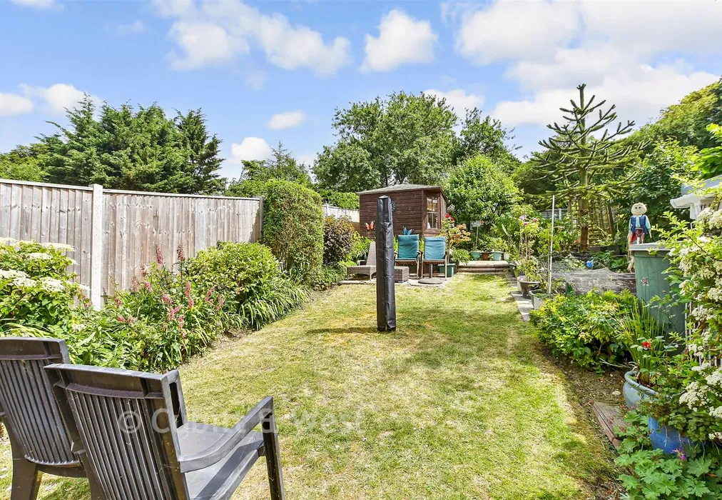 Rear Garden - Batemans Road, Woodingdean, Brighton, East Sussex - Wards of Kent