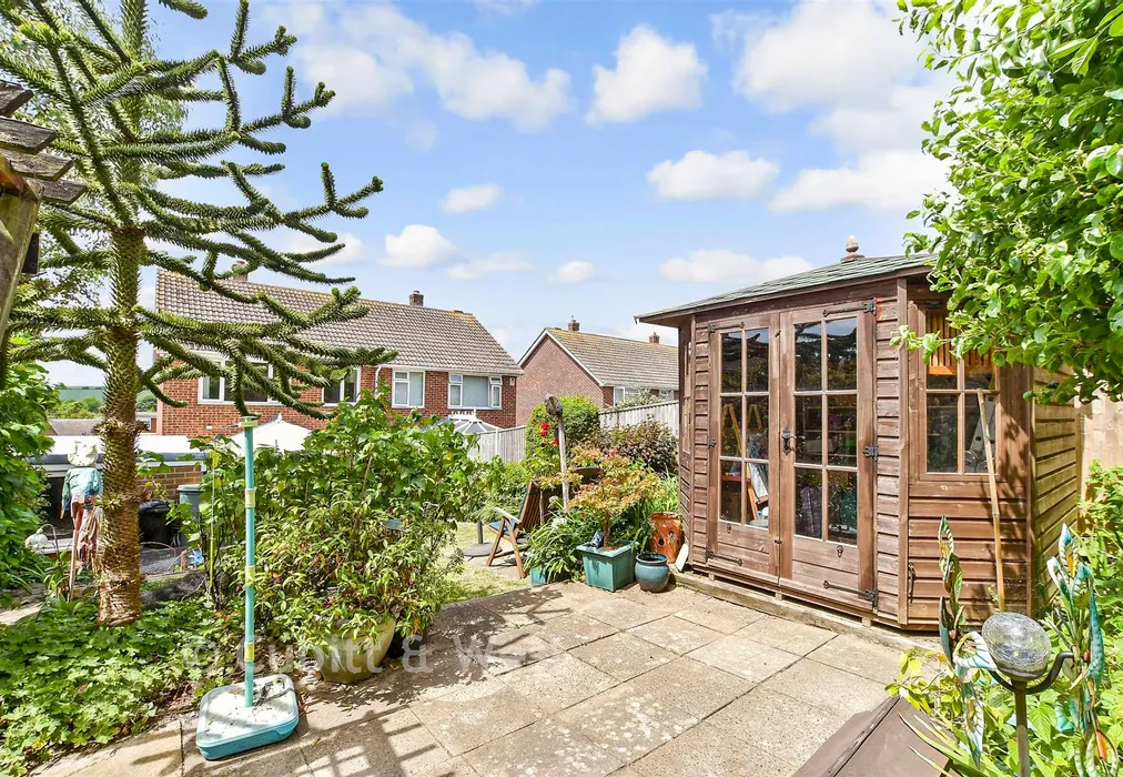 Rear Garden - Batemans Road, Woodingdean, Brighton, East Sussex - Wards of Kent