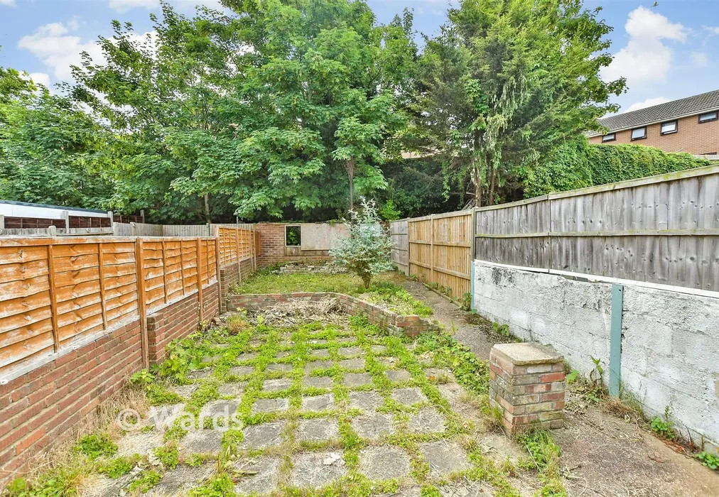 Rear Garden - Dial Road, Gillingham, Kent - Wards of Kent