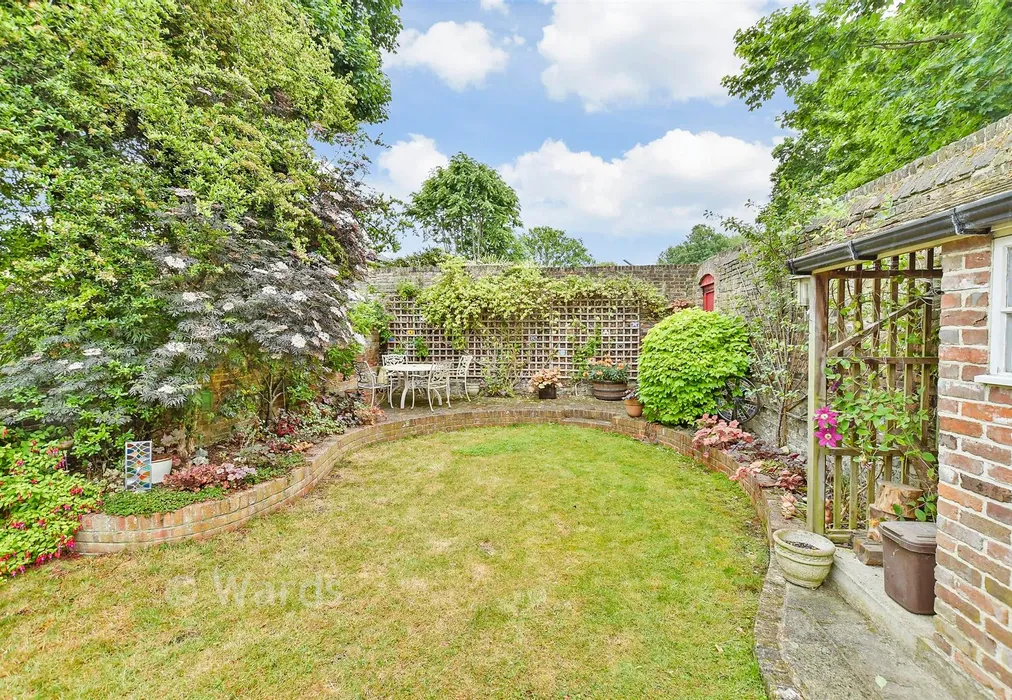 Rear Garden - Prospect Row, Gillingham, Kent - Wards of Kent