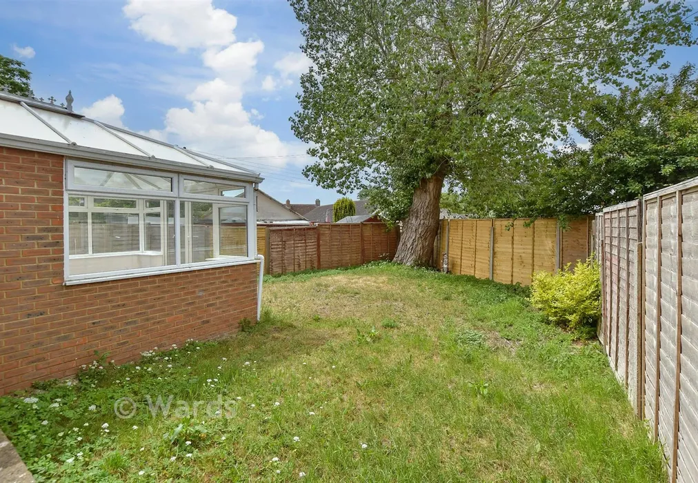 Rear Garden - Dymchurch Road, St. Mary's Bay, Kent - Wards of Kent