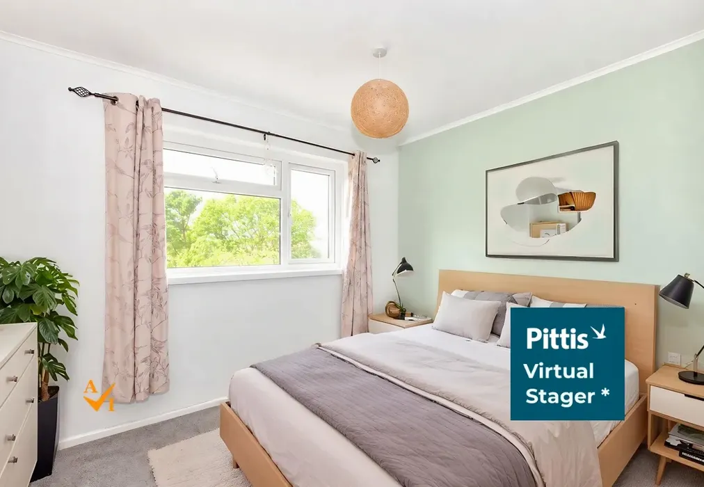 Bedroom 1 (Nordic style) - Ward Road, Totland, Isle of Wight - Wards of Kent