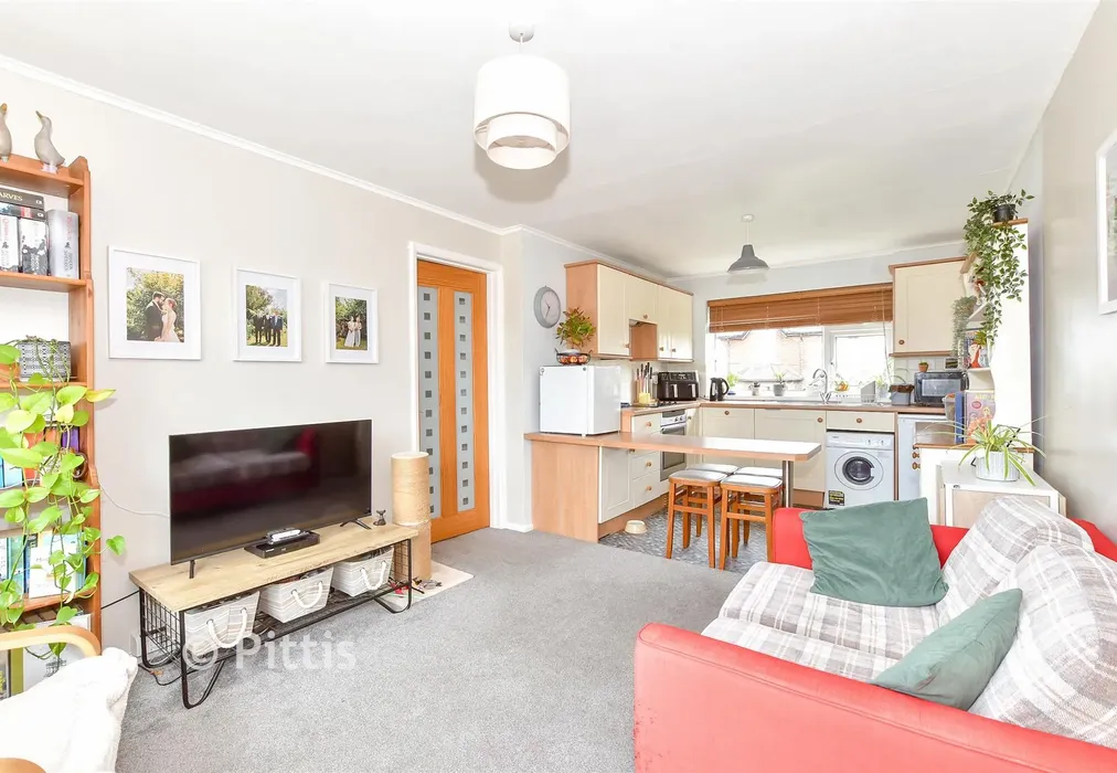 Lounge/Kitchen - Ward Road, Totland, Isle of Wight - Wards of Kent