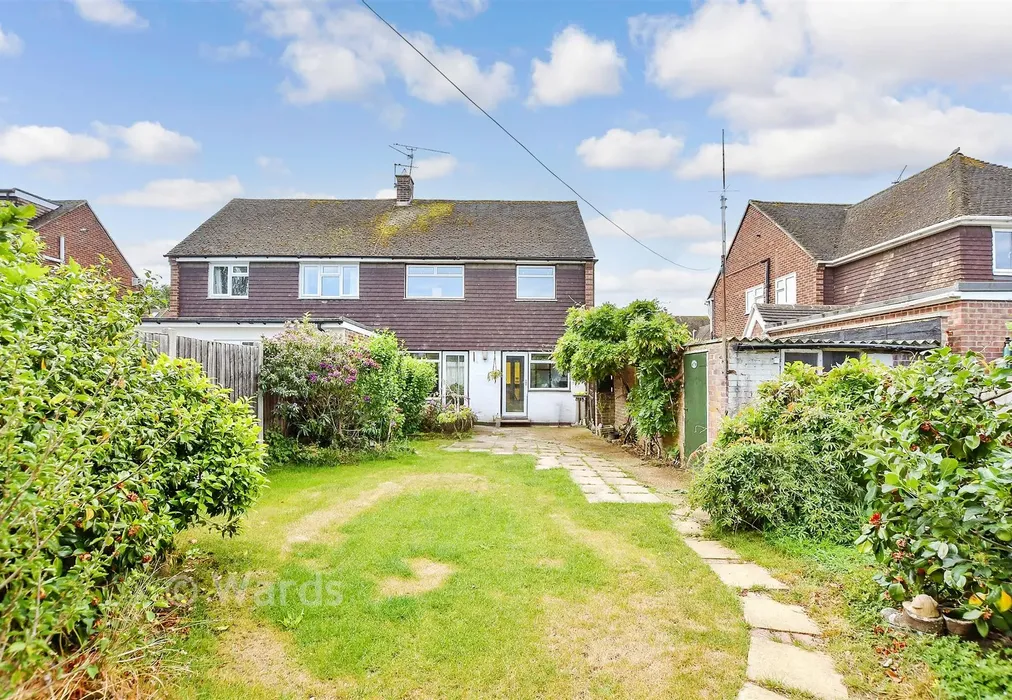 Rear Elevation - The Avenue, Greenacres, Aylesford, Kent - Wards of Kent