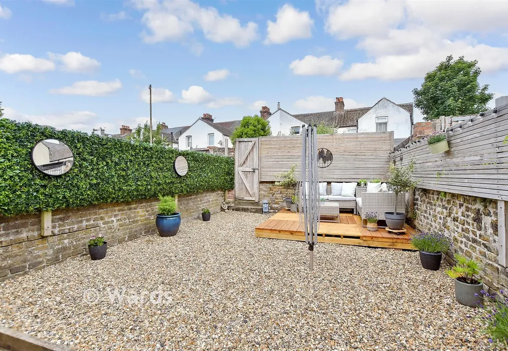 Rear Garden - Cherry Tree Avenue, Dover, Kent - Wards of Kent