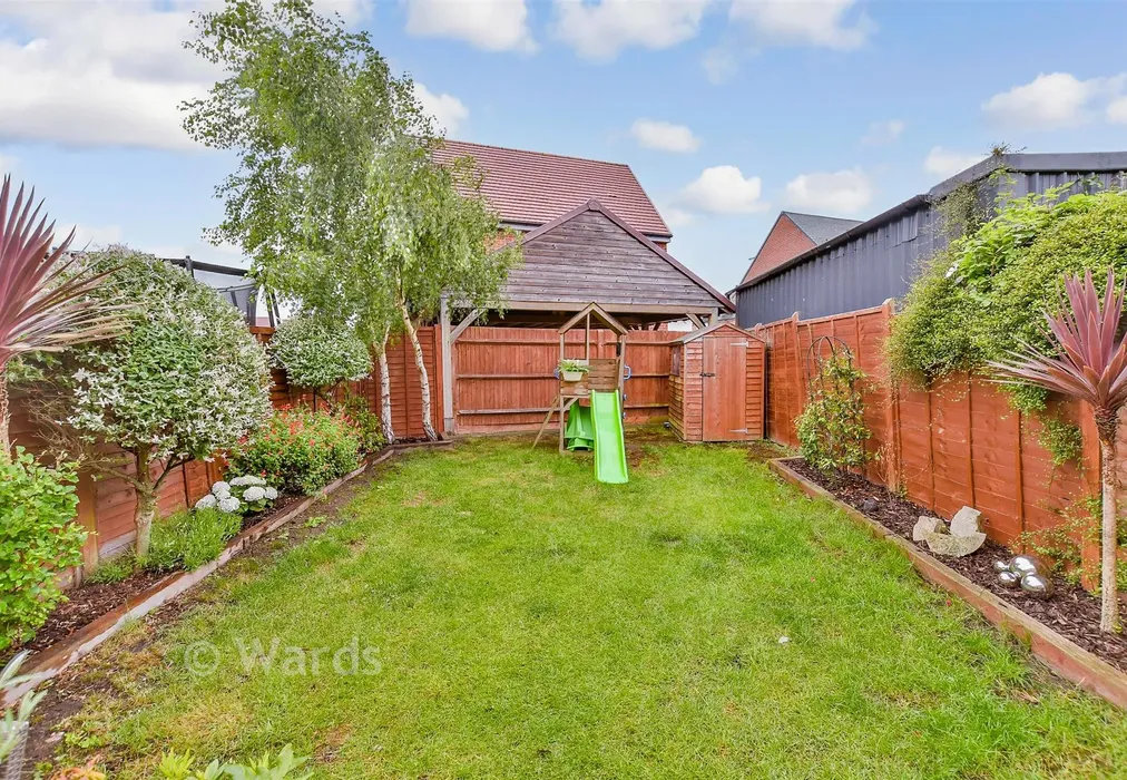 Rear Garden - Baird Way, Halfway, Sheerness, Kent - Wards of Kent