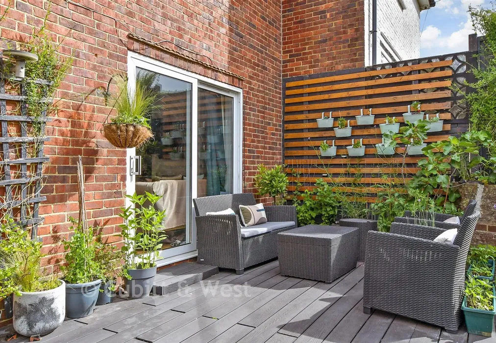 Patio / Decking - Elsted Crescent, Hollingbury, Brighton, East Sussex - Wards of Kent