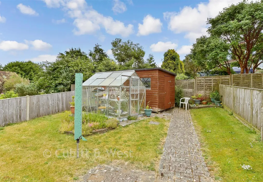 Rear Garden - Rotherfield Crescent, Brighton, East Sussex - Wards of Kent