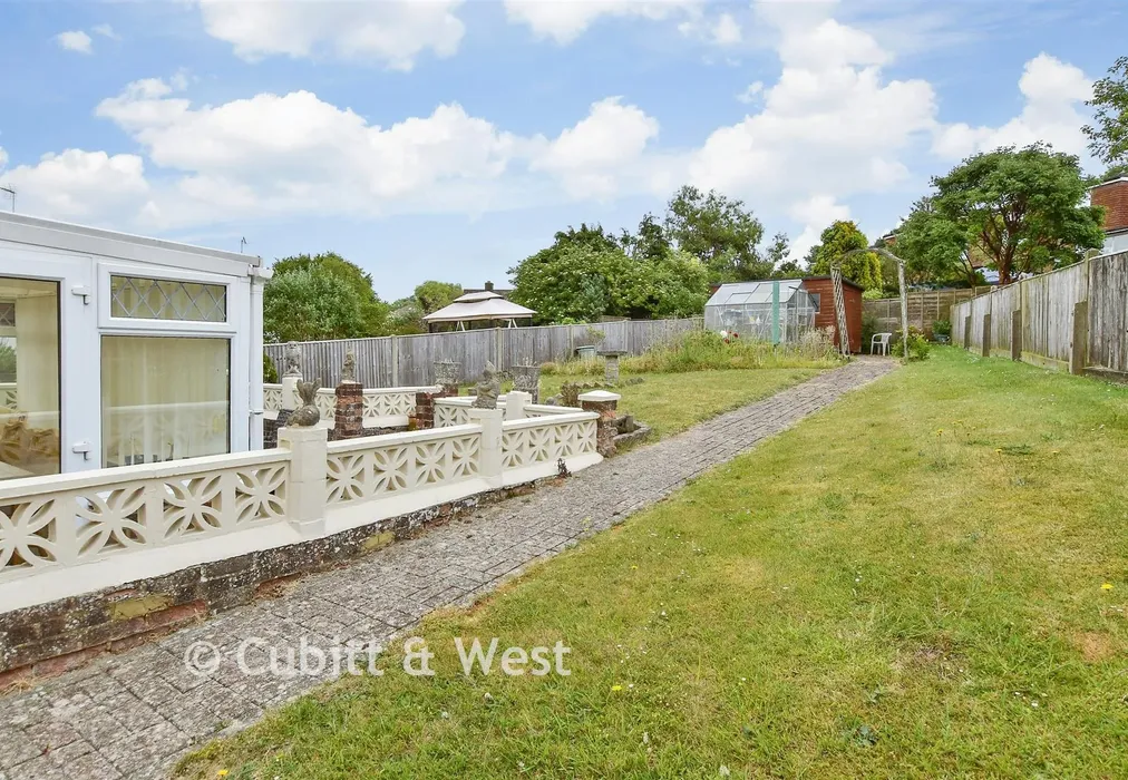 Rear Garden - Rotherfield Crescent, Brighton, East Sussex - Wards of Kent