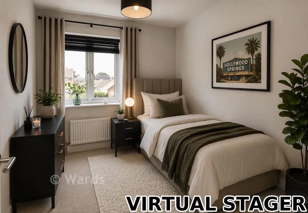 Bedroom 3 AI - de Montfort Drive, Sellindge, Kent - Wards of Kent
