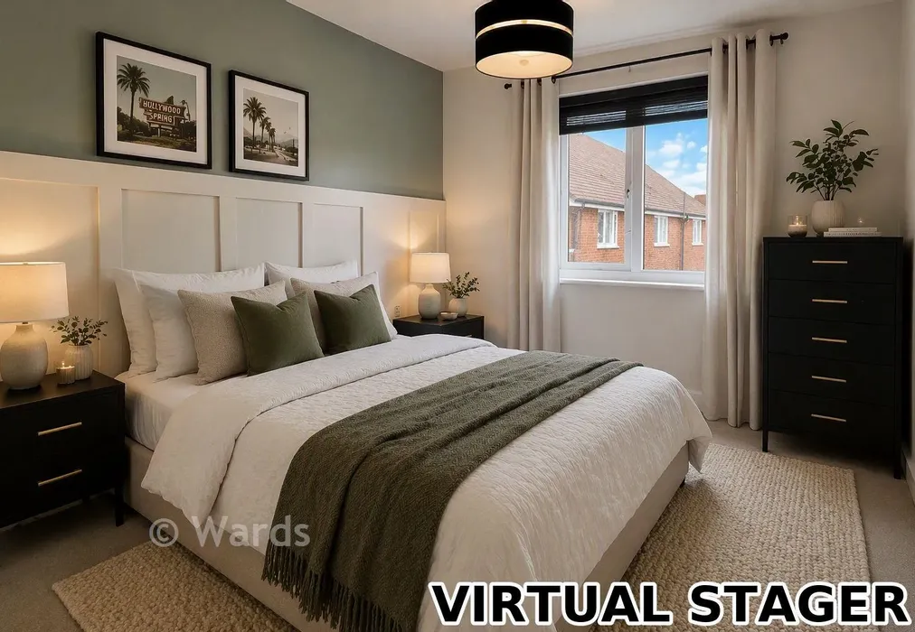 Bedroom 2 AI - de Montfort Drive, Sellindge, Kent - Wards of Kent