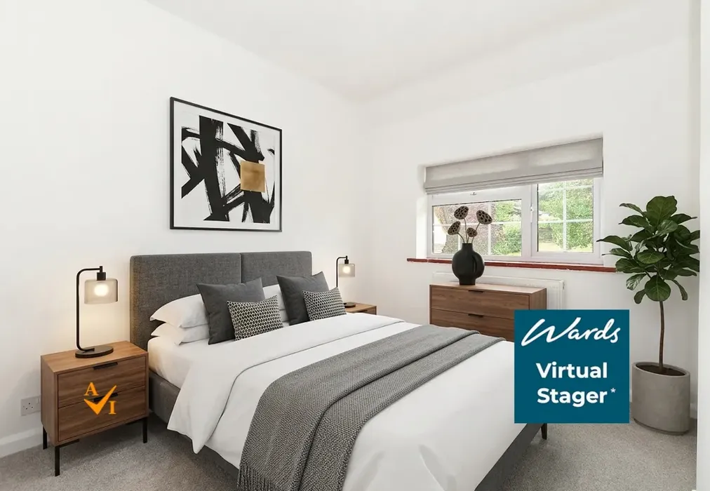 Bedroom 2 (Modern style) - Tanners Hill Gardens, Hythe, Kent - Wards of Kent