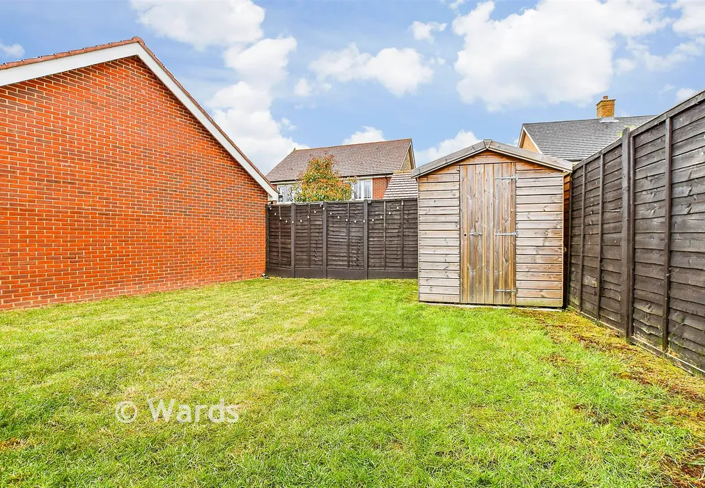 Rear Garden - Tyler Road, Staplehurst, Tonbridge, Kent - Wards of Kent