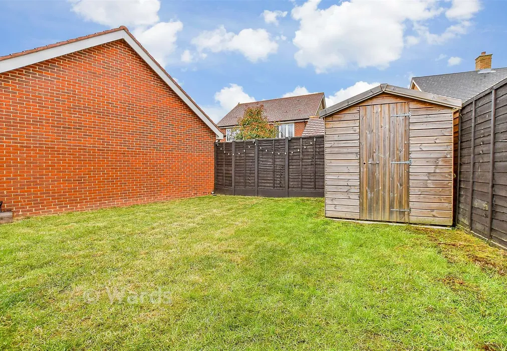 Rear Garden - Tyler Road, Staplehurst, Tonbridge, Kent - Wards of Kent