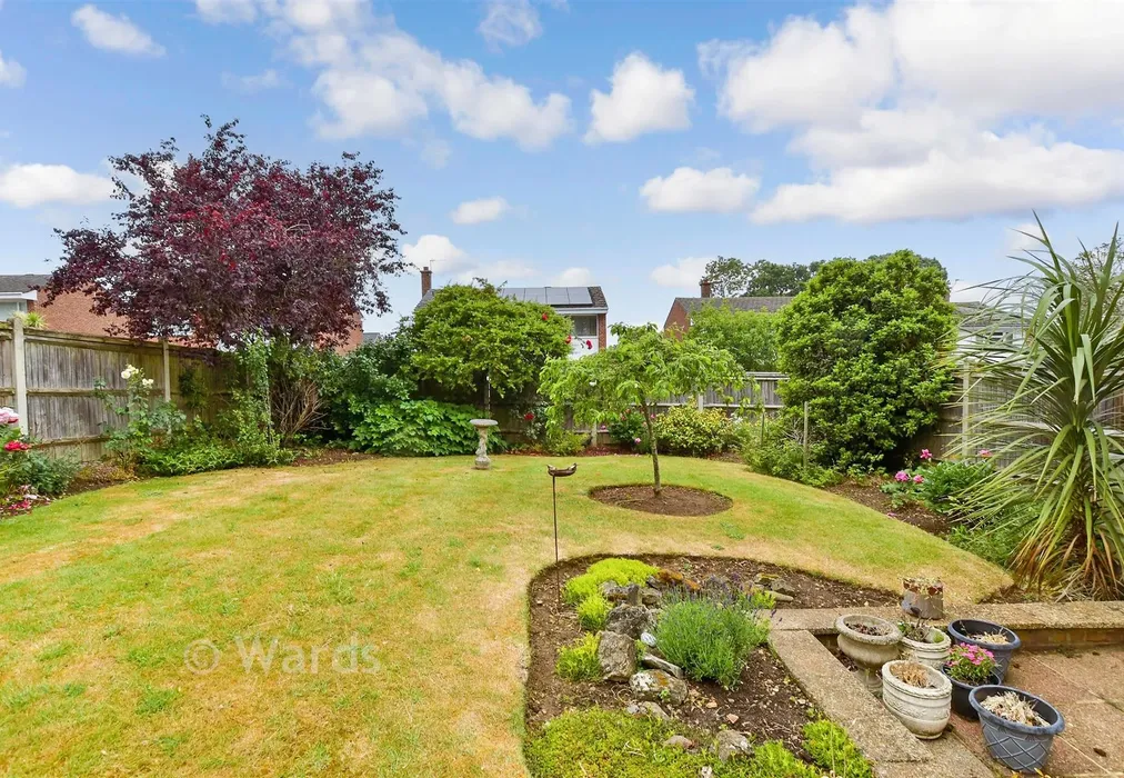 Rear Garden - Lamberhurst Road, Maidstone, Allington, Kent - Wards of Kent