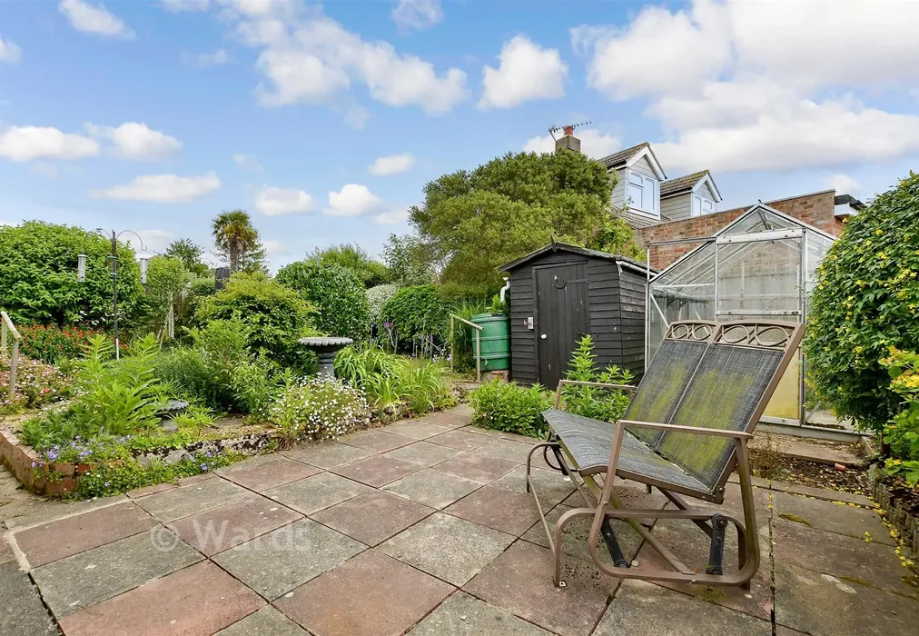Rear Garden - Greenhill Gardens, Minster, Ramsgate, Kent - Wards of Kent