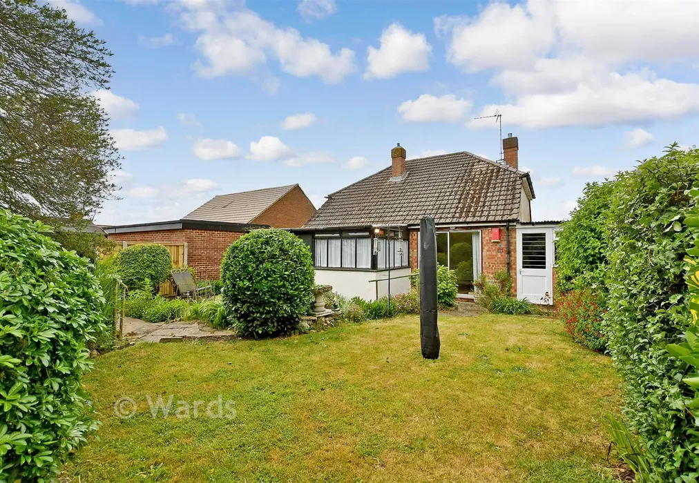 Rear Garden - Greenhill Gardens, Minster, Ramsgate, Kent - Wards of Kent