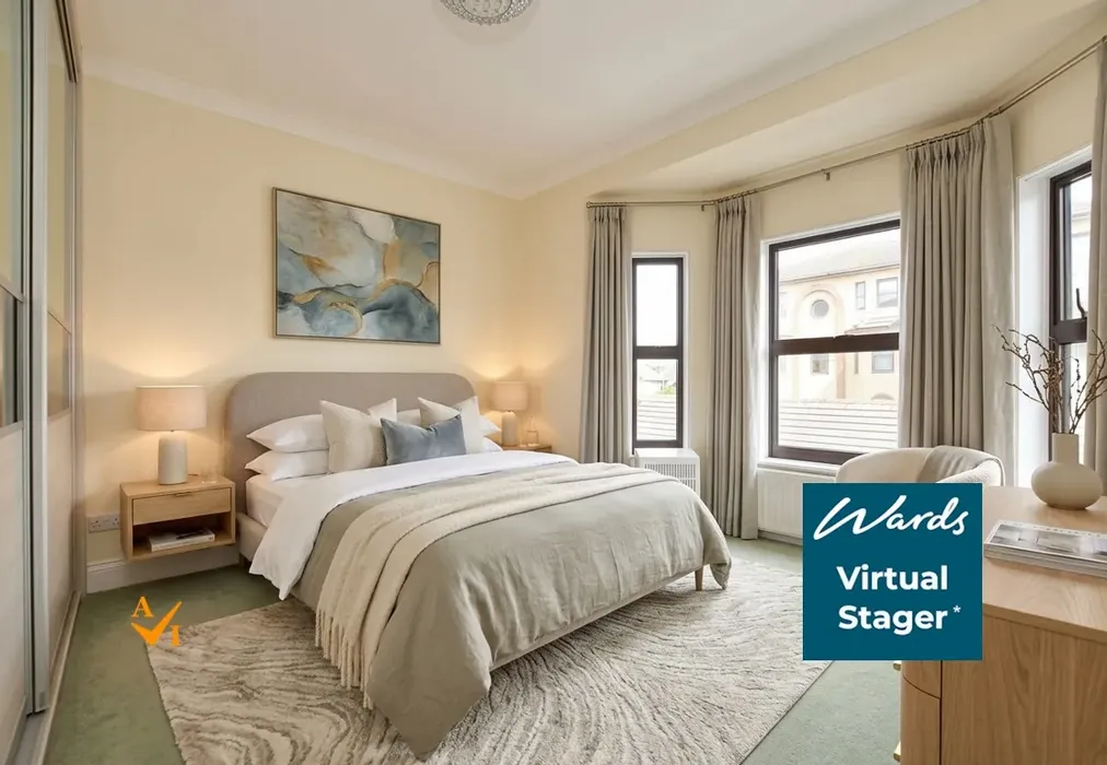 Bedroom 1 (Contemporary style) - Marine Parade, Hythe, Kent - Wards of Kent