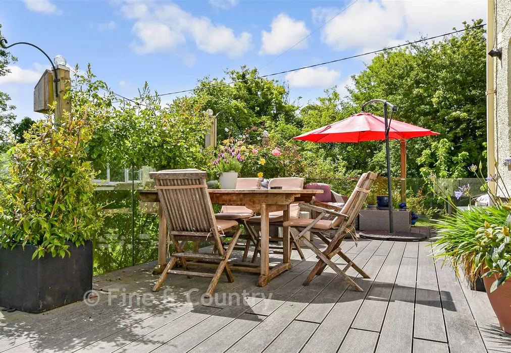 Patio / Decking - Wolverton Hill, Alkham, Dover, Kent - Wards of Kent