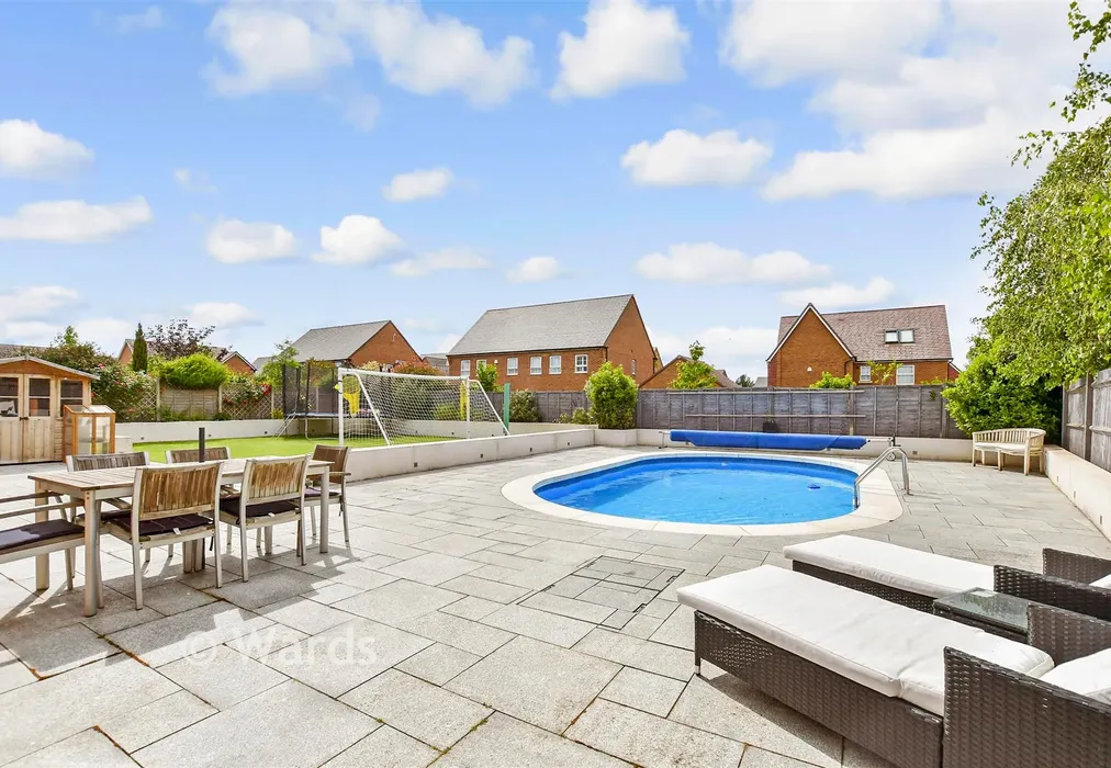 Rear Garden - Stourmouth Road, Preston, Canterbury, Kent - Wards of Kent