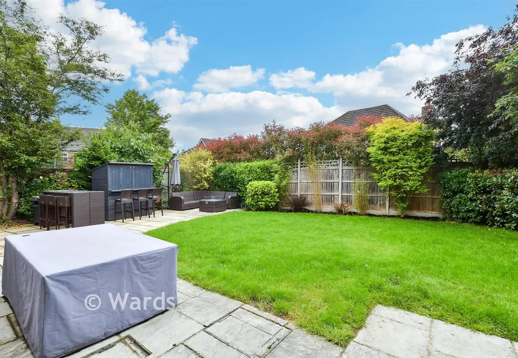 Rear Garden - Anson Avenue, West Malling, Kent - Wards of Kent