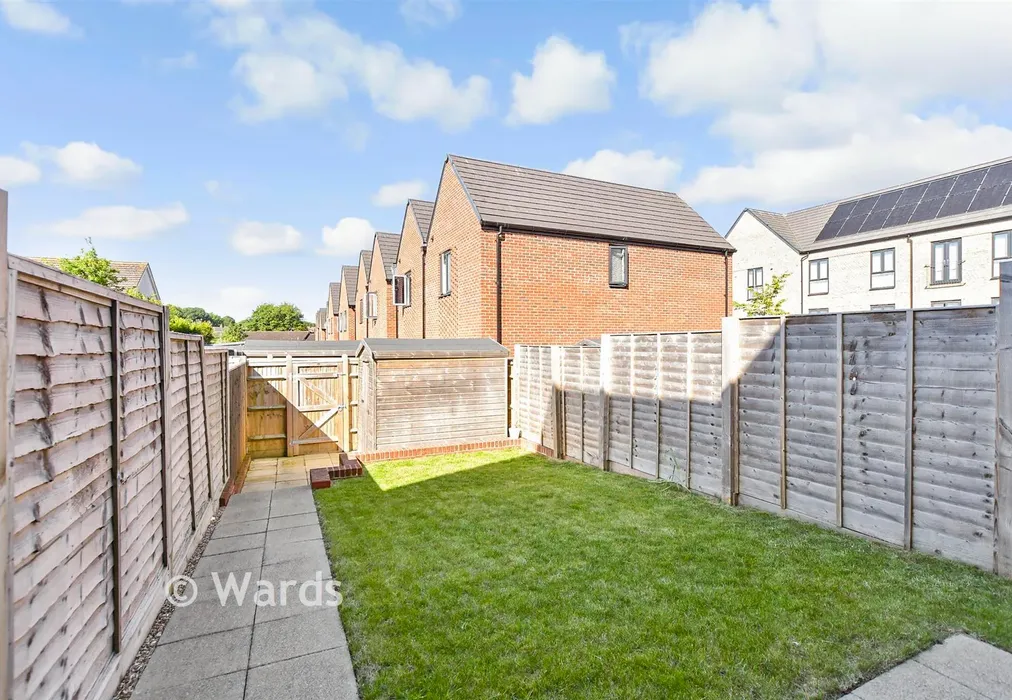 Rear Garden - Arras Close, Folkestone, Kent - Wards of Kent