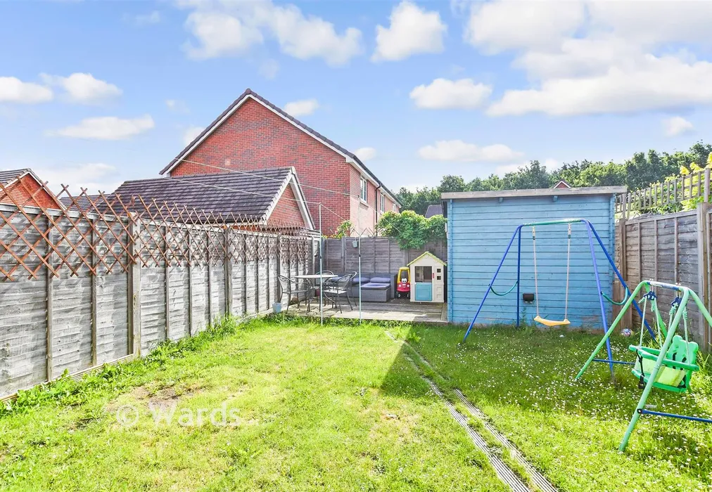 Rear Garden - Lamkin Way, Maidstone, Kent - Wards of Kent
